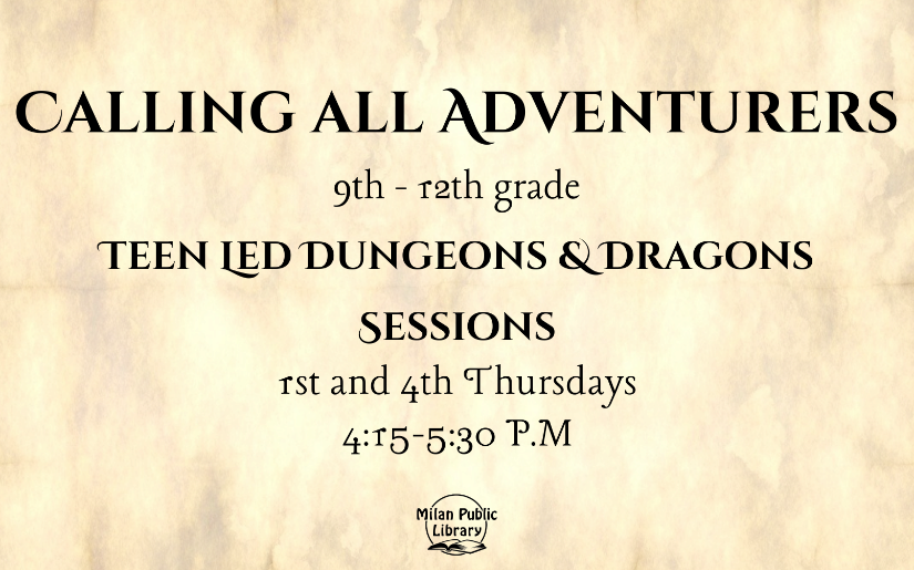 DnD - High School (Milan Public Library)